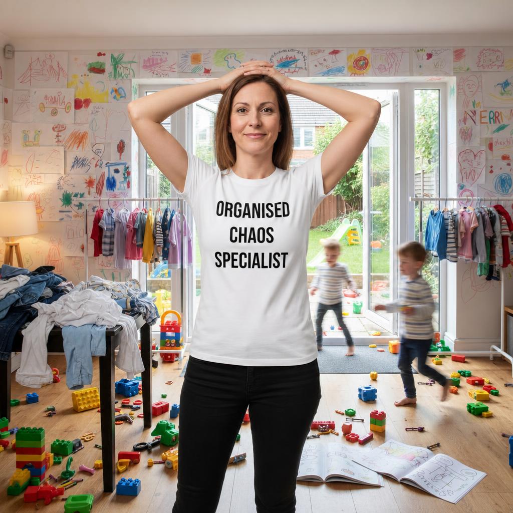 Organised Chaos Specialist white T-shirt